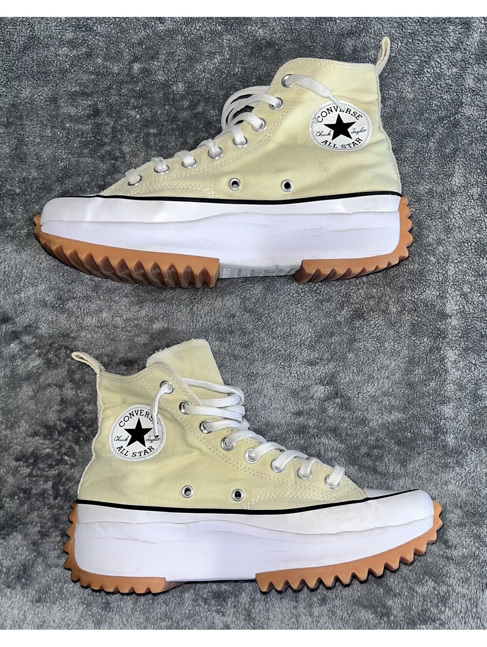 RARE Converse Run Star Hike Platform LemonDrop Shoes Women’s 8.5